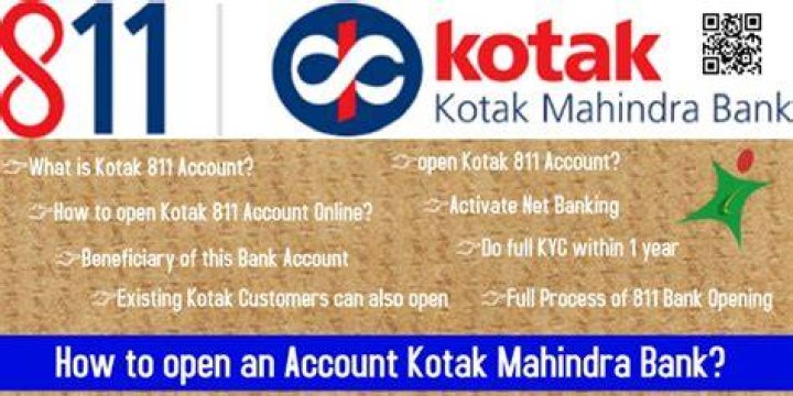 Can a minor open account in Kotak 811?