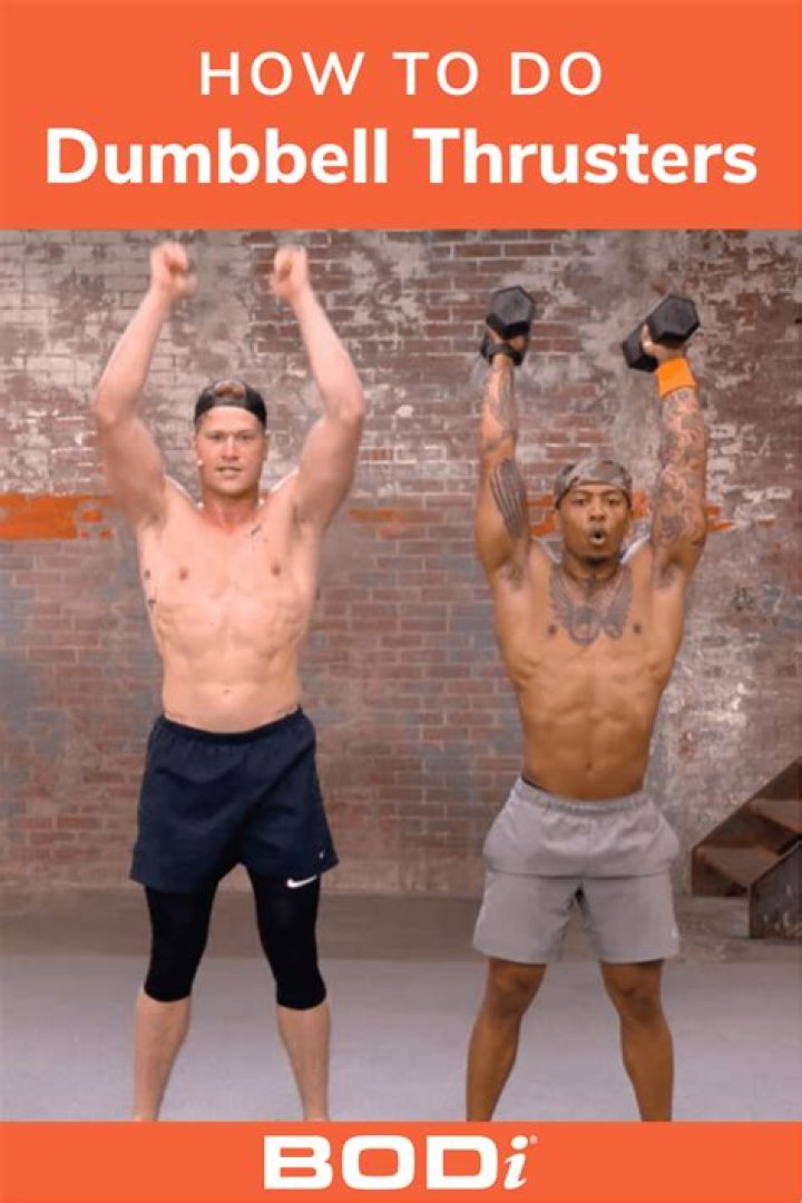 Do dumbbell thrusters build muscle?