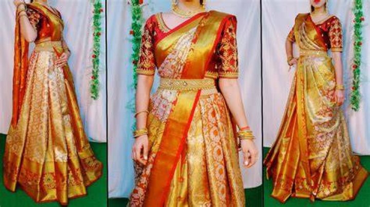 How can I style myself in saree?