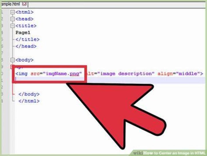 How do I align an image to the top in HTML?