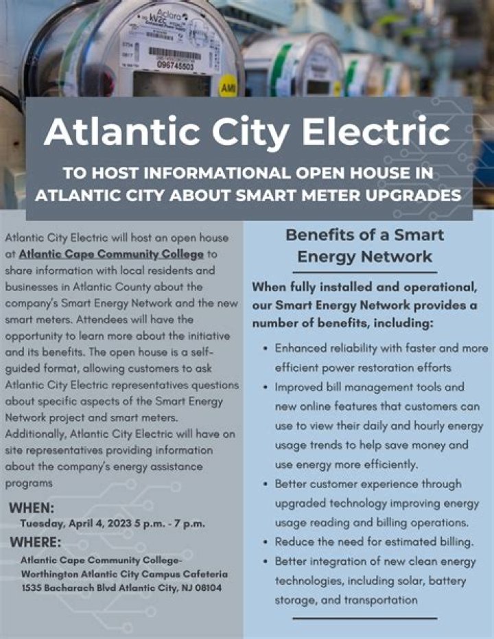 How do I contact Atlantic City Electric?