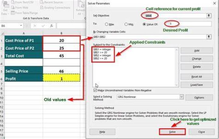 How do I use Solver in Excel 365?