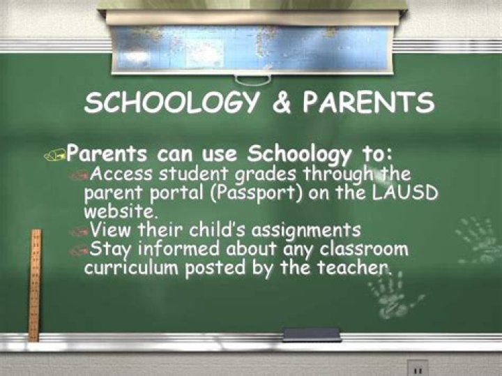 How do parents use schoology?