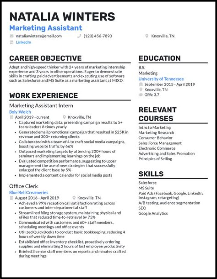 How do you describe marketing skills on a resume?