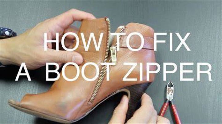 How much is it to fix a boot zipper?