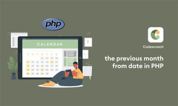 How to find previous month in php?