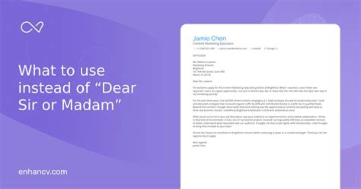 Is Dear Sir Madam still appropriate?