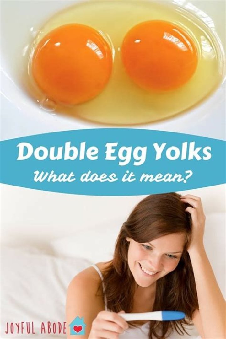 What does a double yolked egg mean?