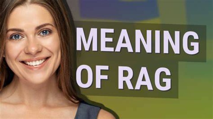 What does Rag mean in slang?