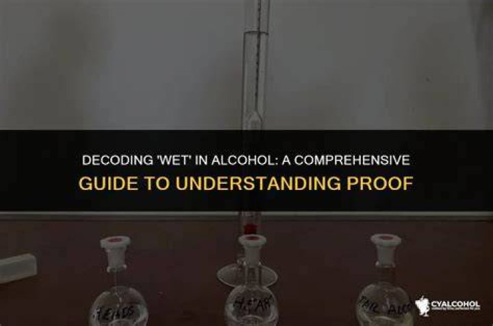 What does wet mean drinking?