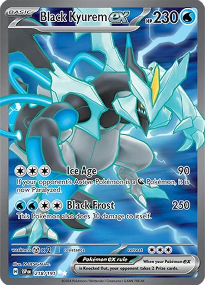 What is a black kyurem ex Worth?