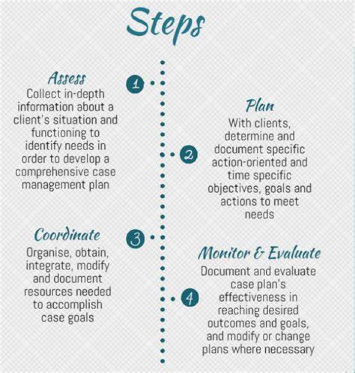 What is a case plan in social work?