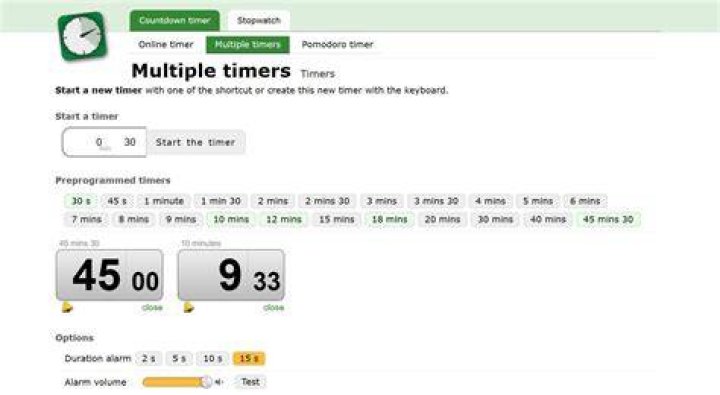 What is about about online timer?