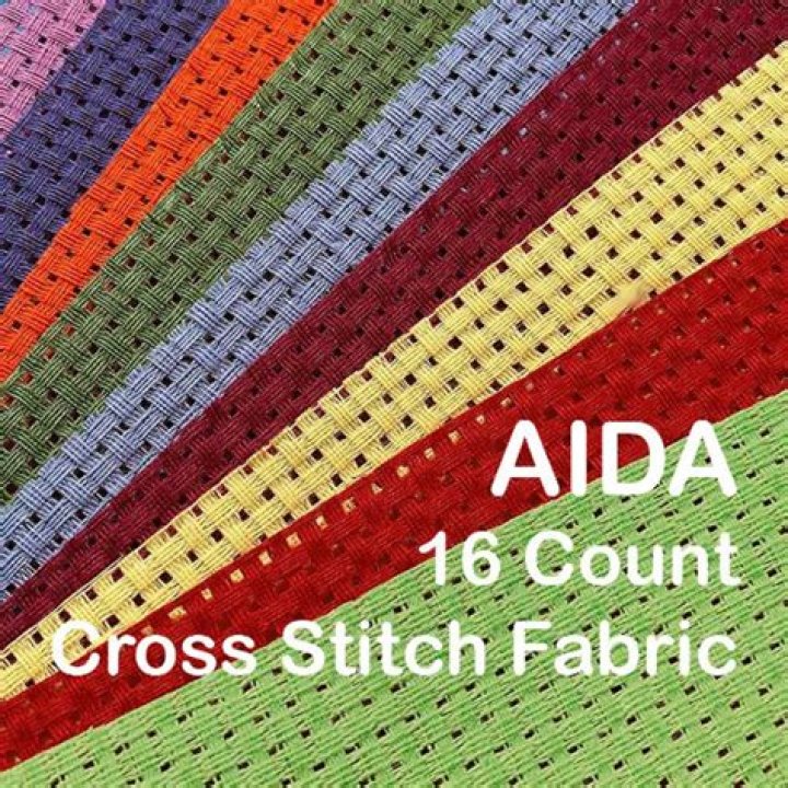 What is Aida cross stitch fabric?