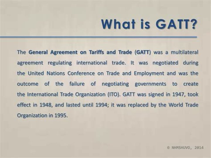 What is GATT patent?