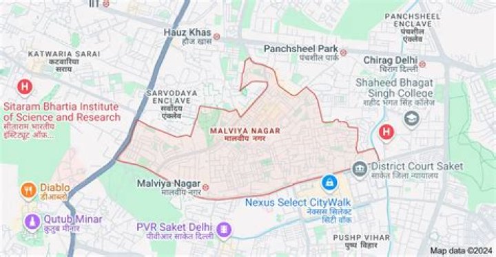 What is the Pincode of Malviya Nagar in Delhi?