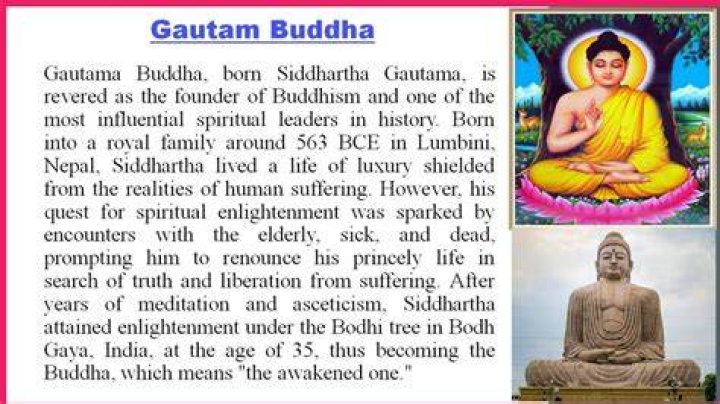 What is the real story of Gautam Buddha?