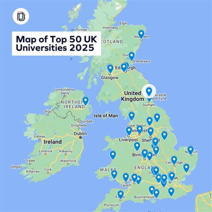 What is the top 50 university in UK?
