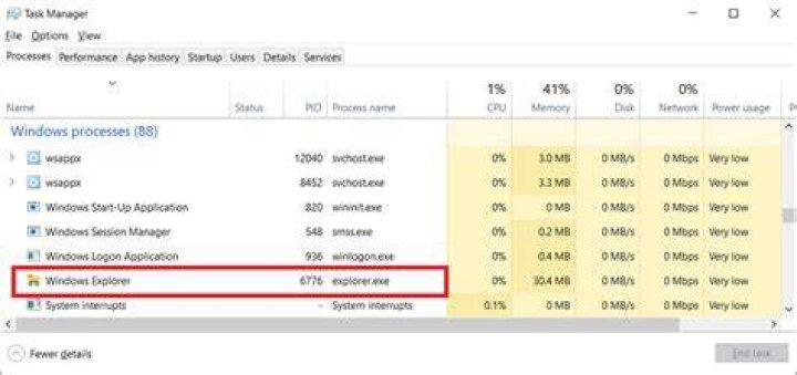 Why is Explorer EXE running in the background?